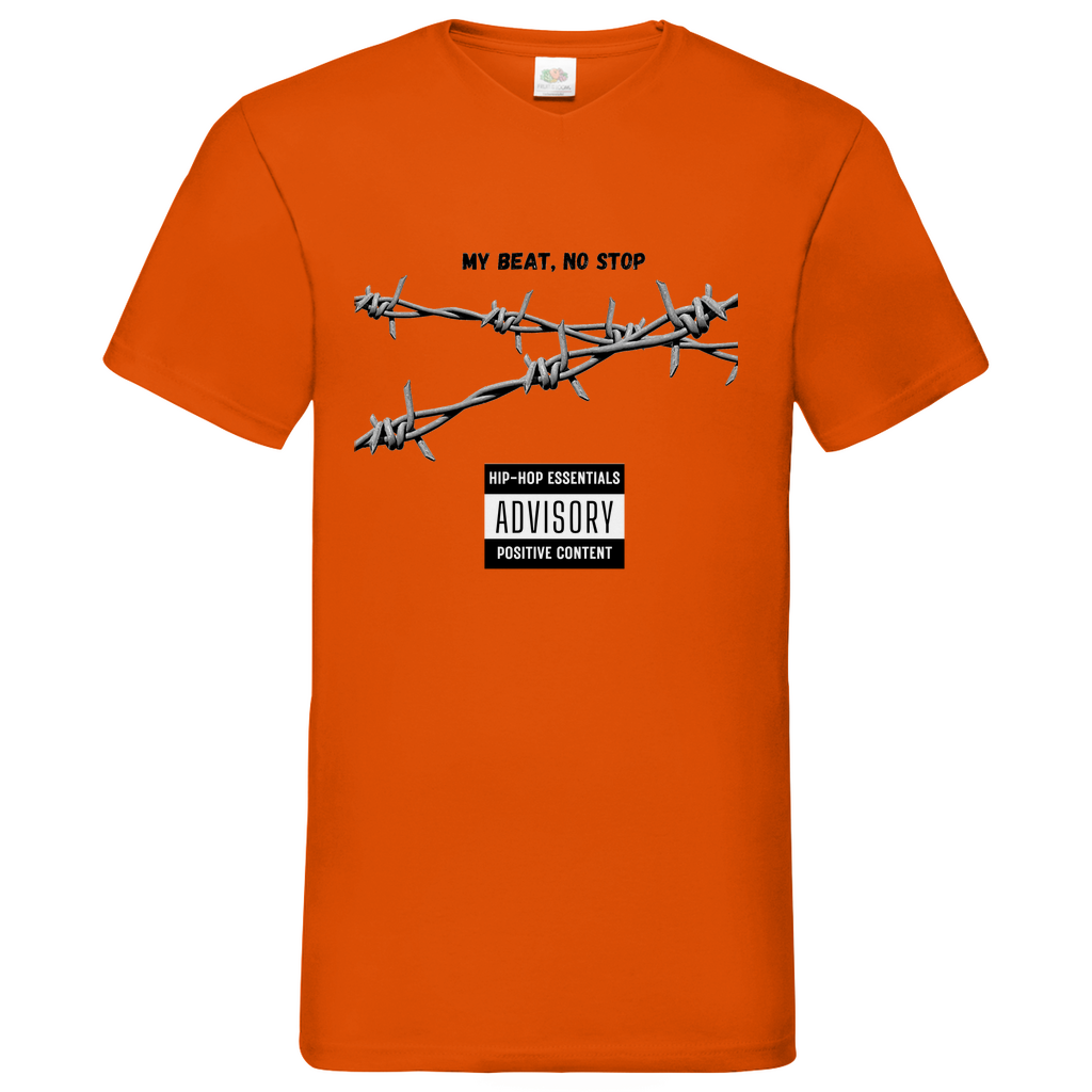 My Beat- V-Neck T-Shirt bright