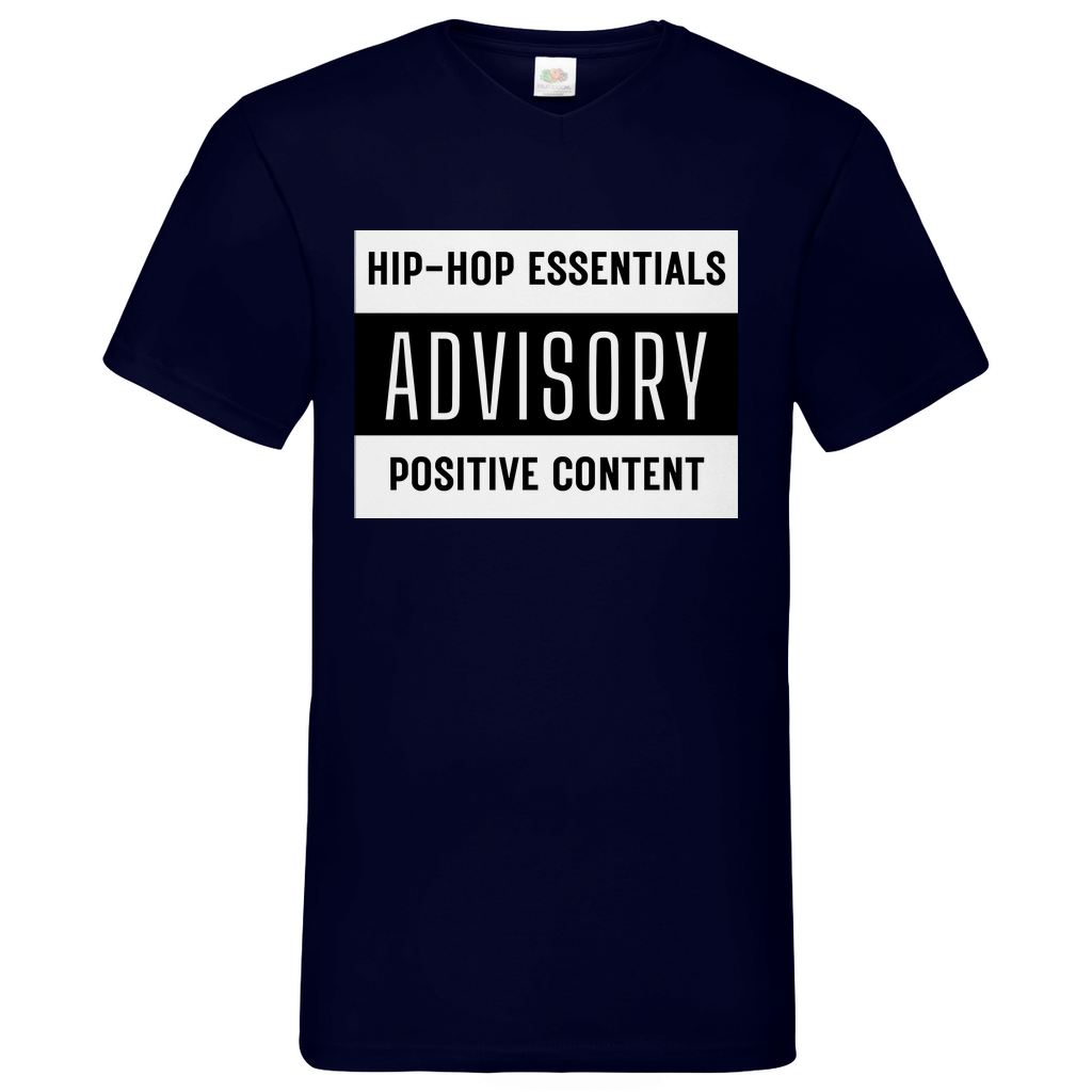 HipHop Advisory - V-Neck T-Shirt dark