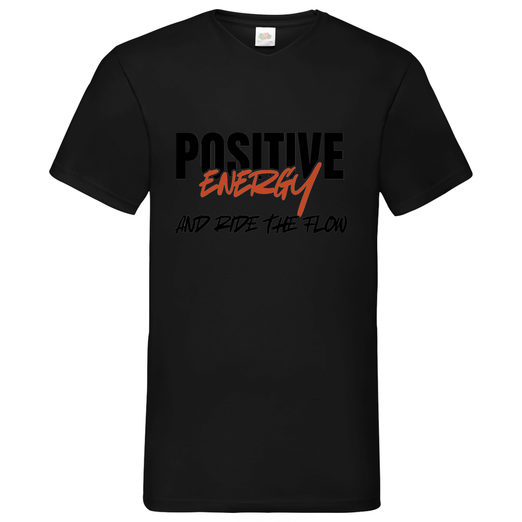 Positive Energy- V-Neck T-Shirt dark