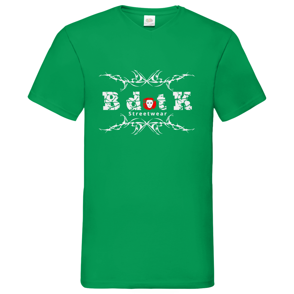 B dot K Streetware - V-Neck T-Shirt - dark