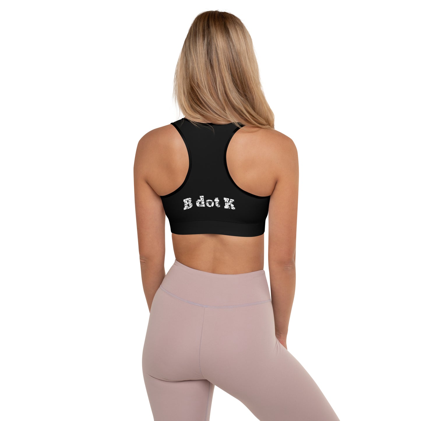Padded sports Top - B dot K black/white
