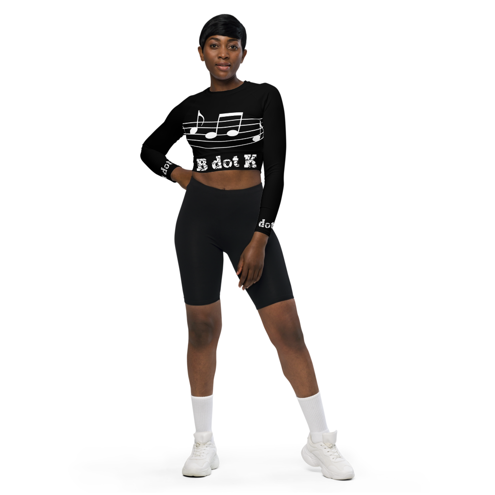 Crop-Top long-sleeve Sound - B dot K black