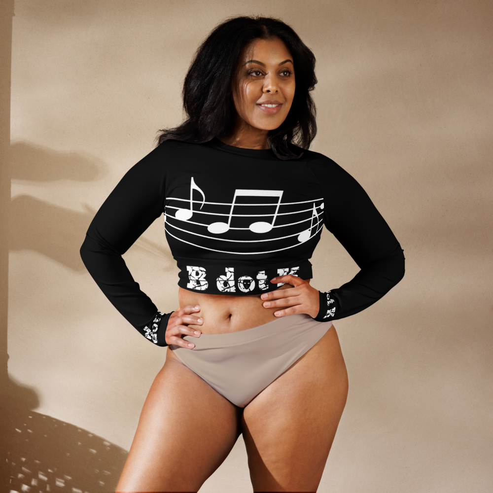 Crop-Top long-sleeve Sound - B dot K black