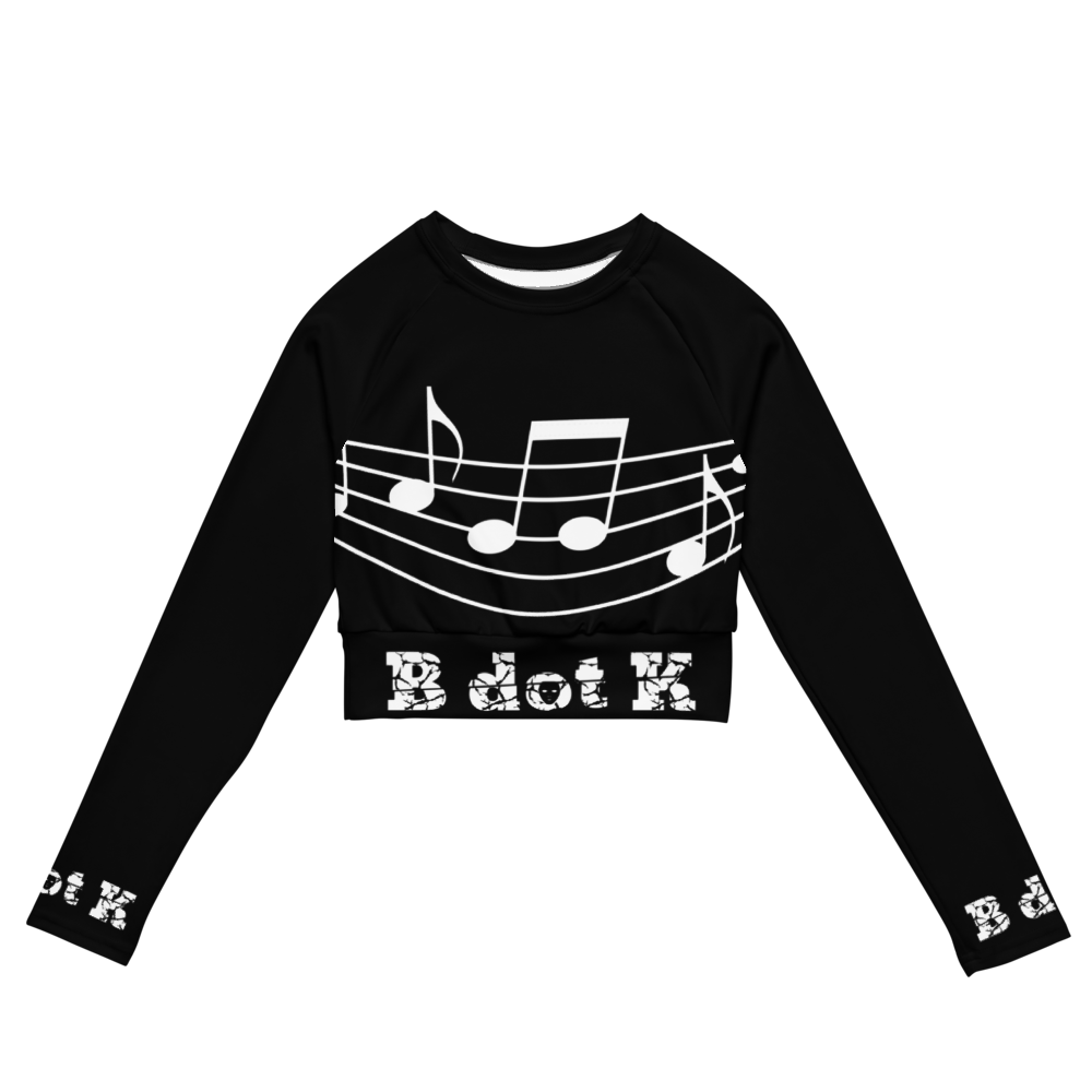 Crop-Top long-sleeve Sound - B dot K black