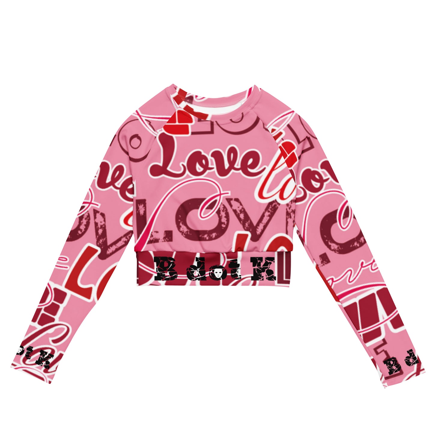 Crop-Top long-sleeve - Love B dot K