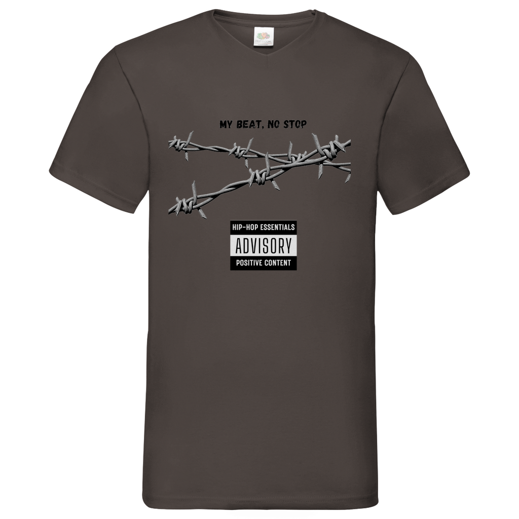 My Beat- V-Neck T-Shirt bright