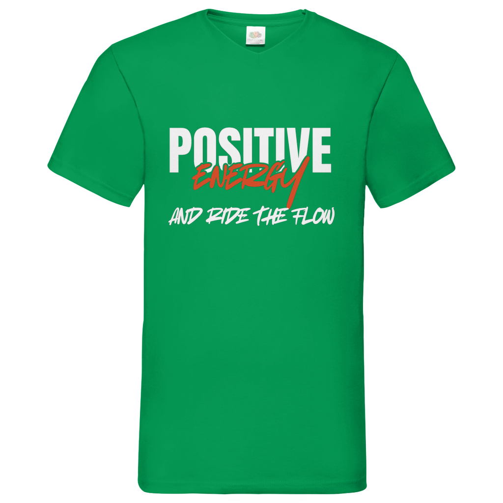 Positive Energy- V-Neck T-Shirt dark