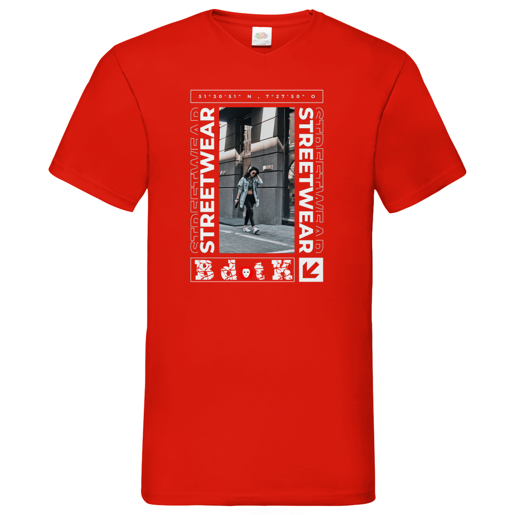 Grad B dot K - V-Neck T-Shirt dark