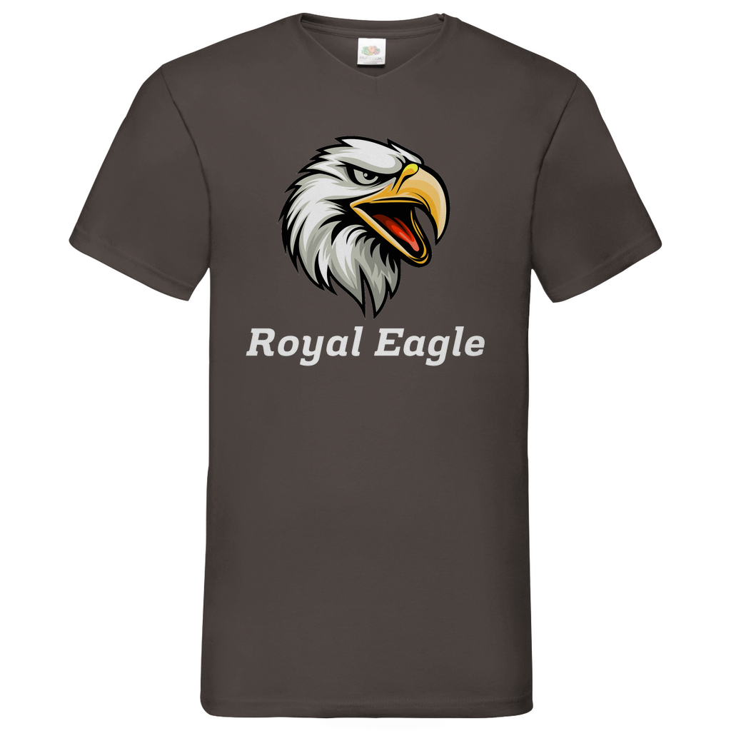 Eagle - V-Neck T-Shirt - dark
