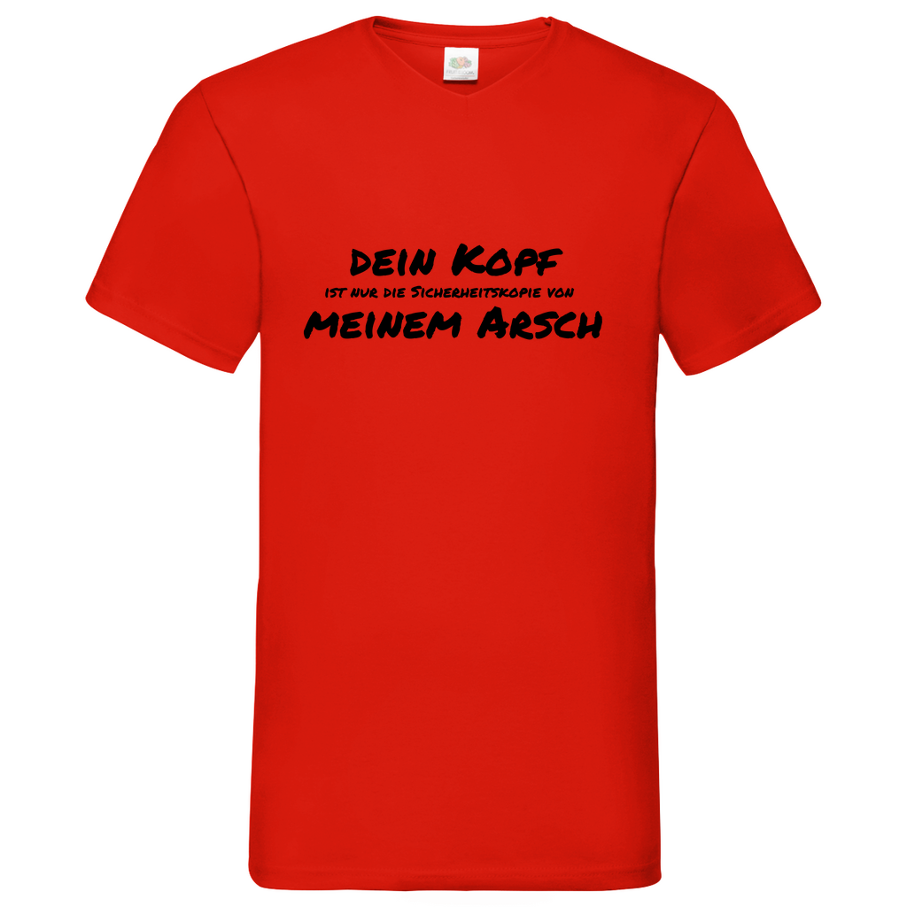Sicherheitskopie - V-Neck T-Shirt bright