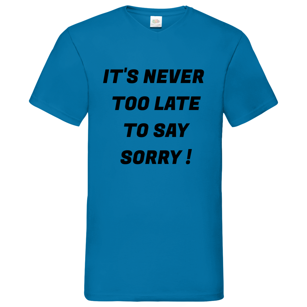Sorry - V-Neck T-Shirt bright