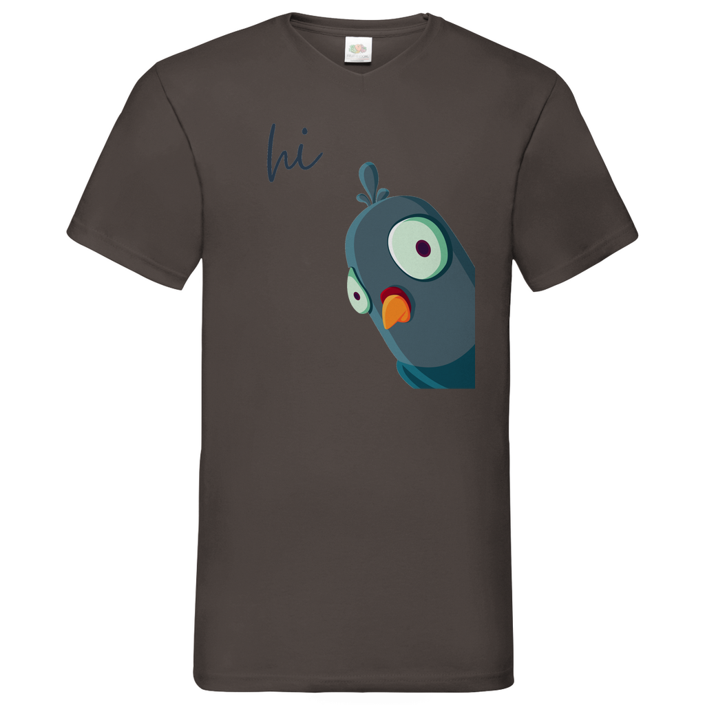 Hi Bird - V-Neck T-Shirt
