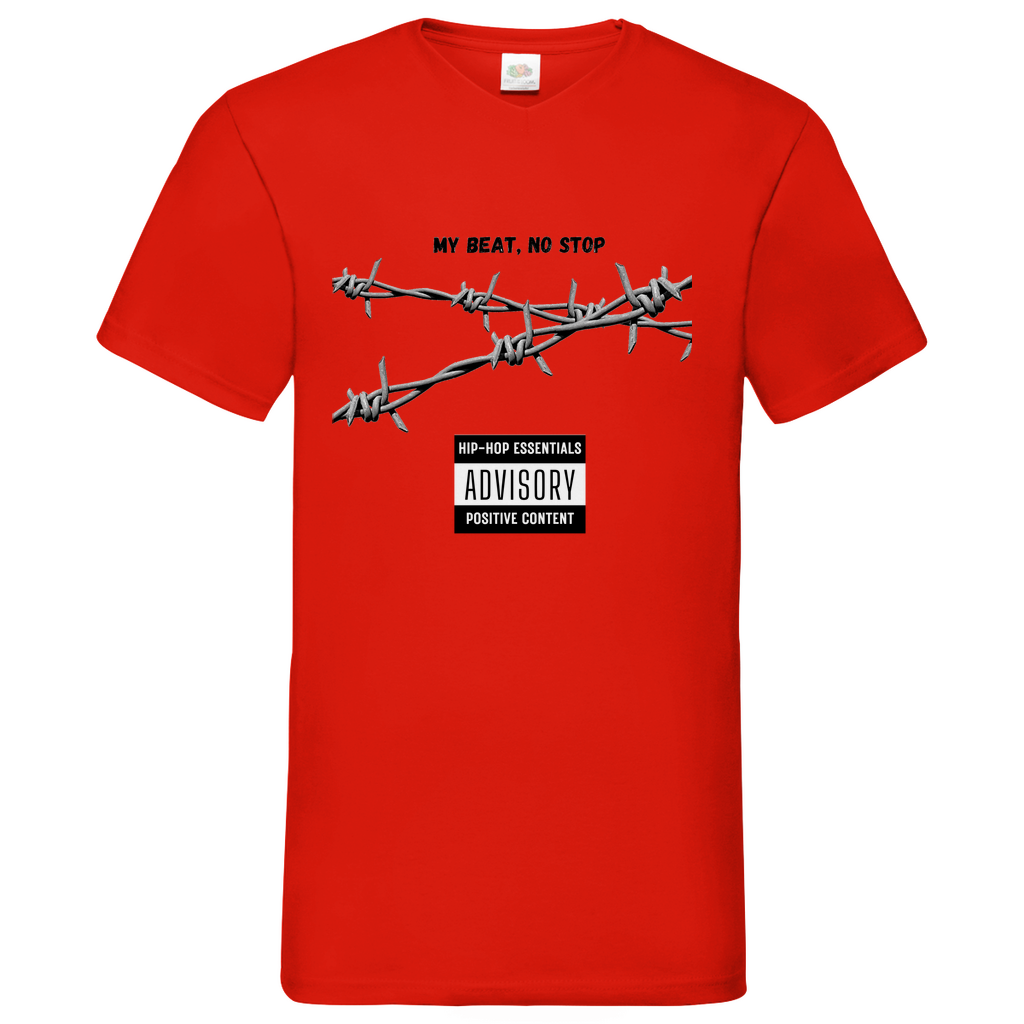 My Beat- V-Neck T-Shirt bright