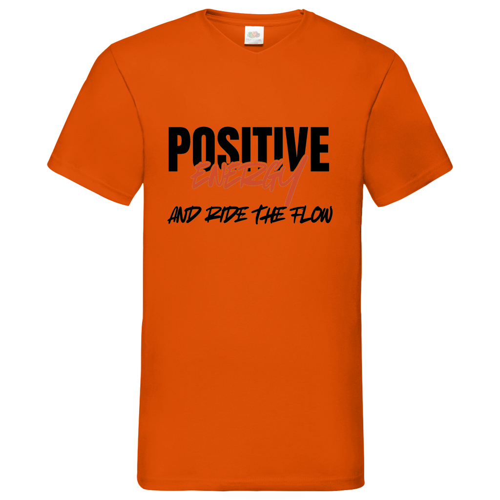 Positive Energy- V-Neck T-Shirt dark