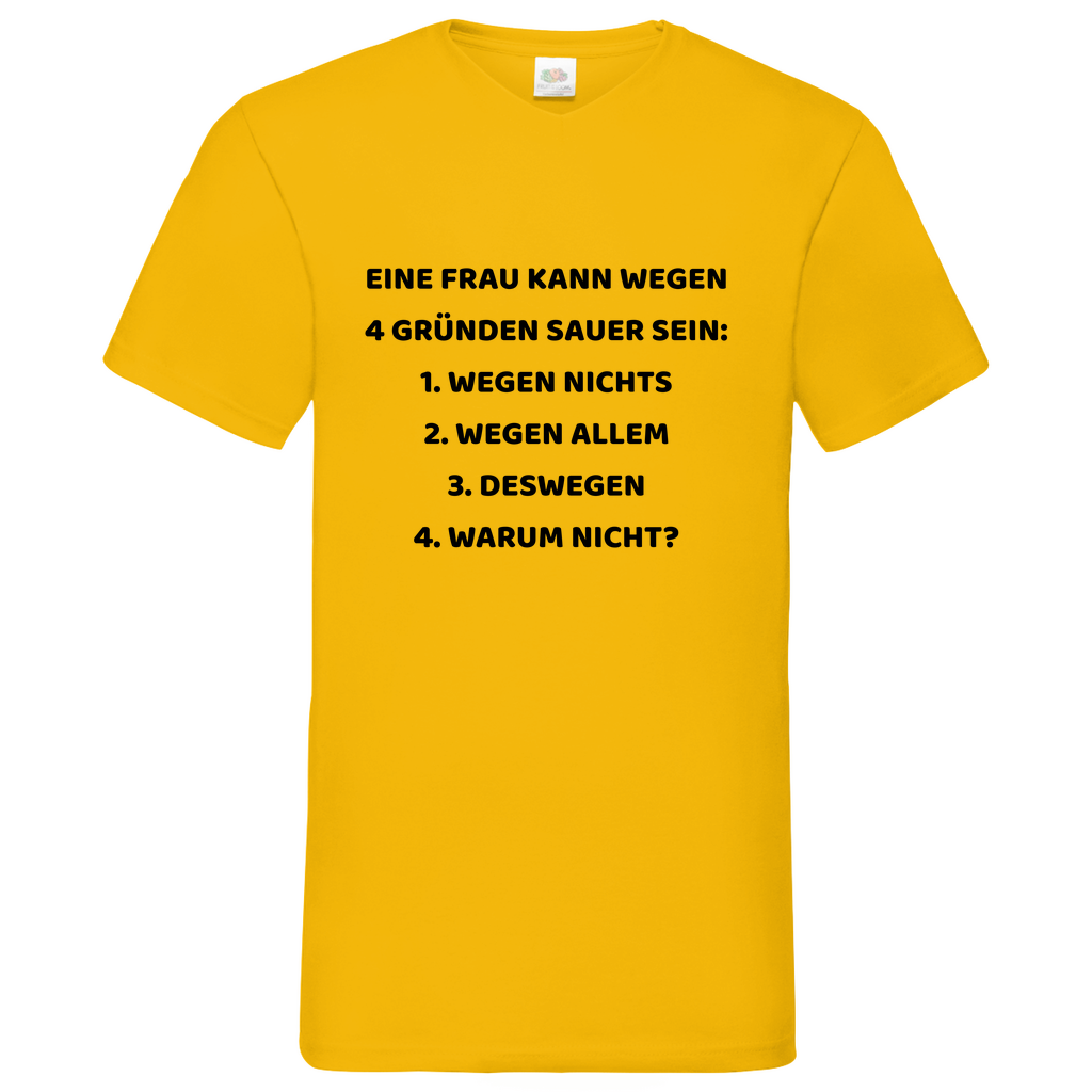 Sauer - V-Neck T-Shirt bright