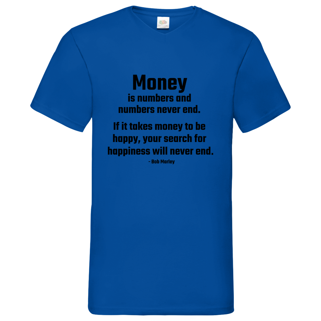 Money- V-Neck T-Shirt bright