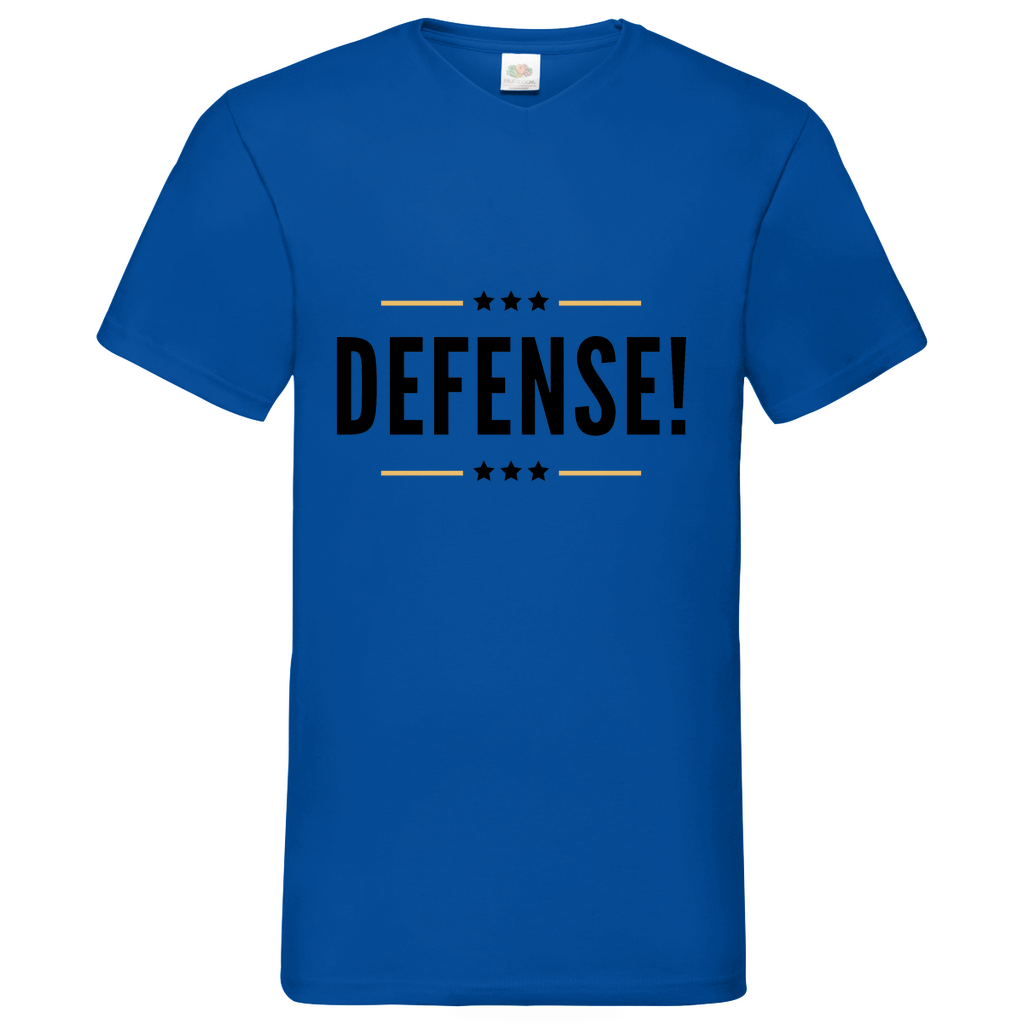 Defense - V-Neck T-Shirt bright
