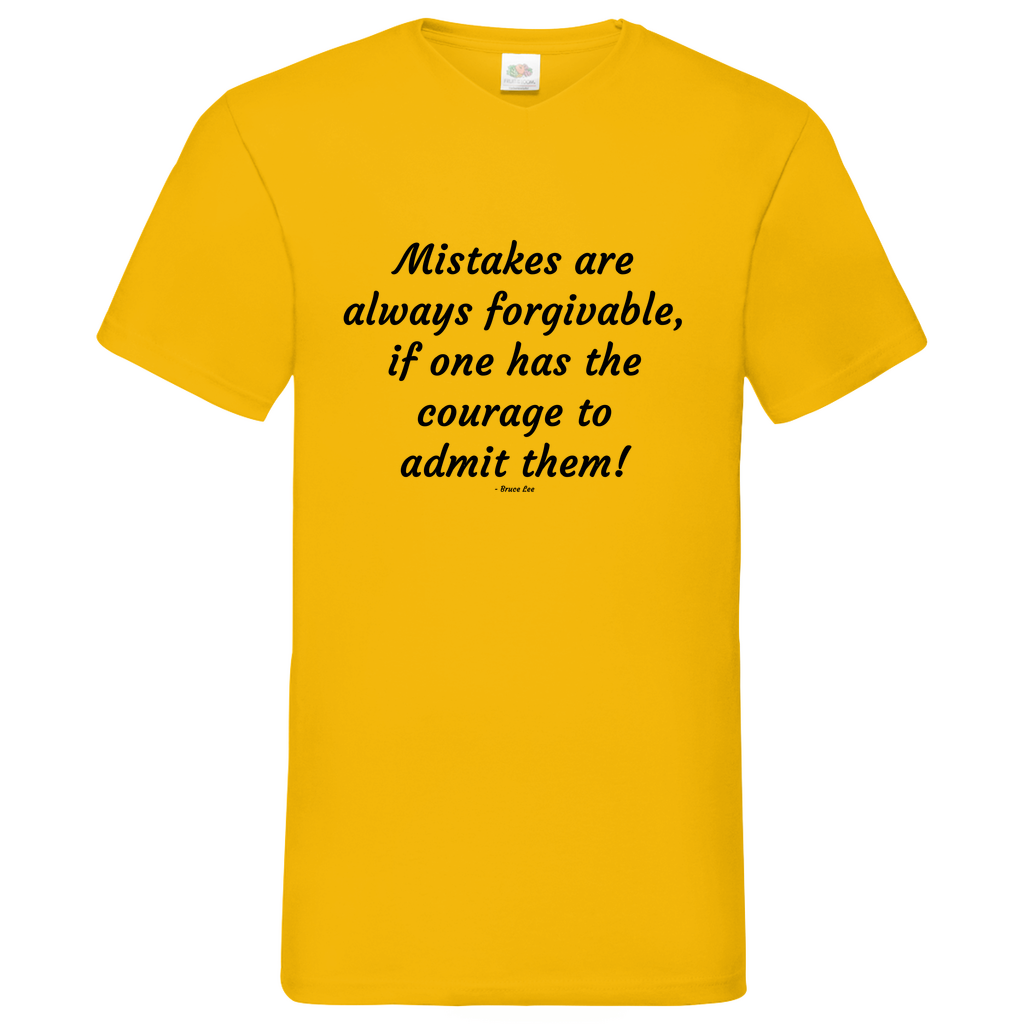 Mistakes- V-Neck T-Shirt bright