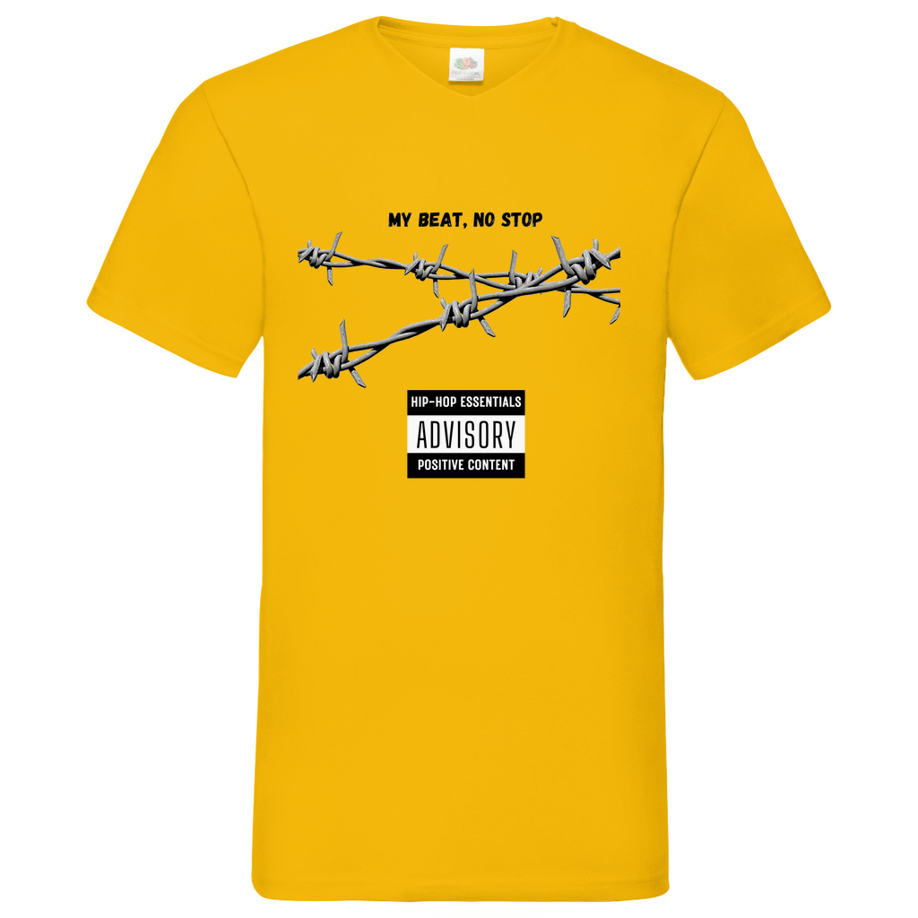 My Beat- V-Neck T-Shirt bright