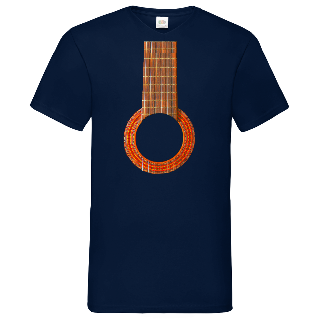 Guitar - V-Neck T-Shirt bright