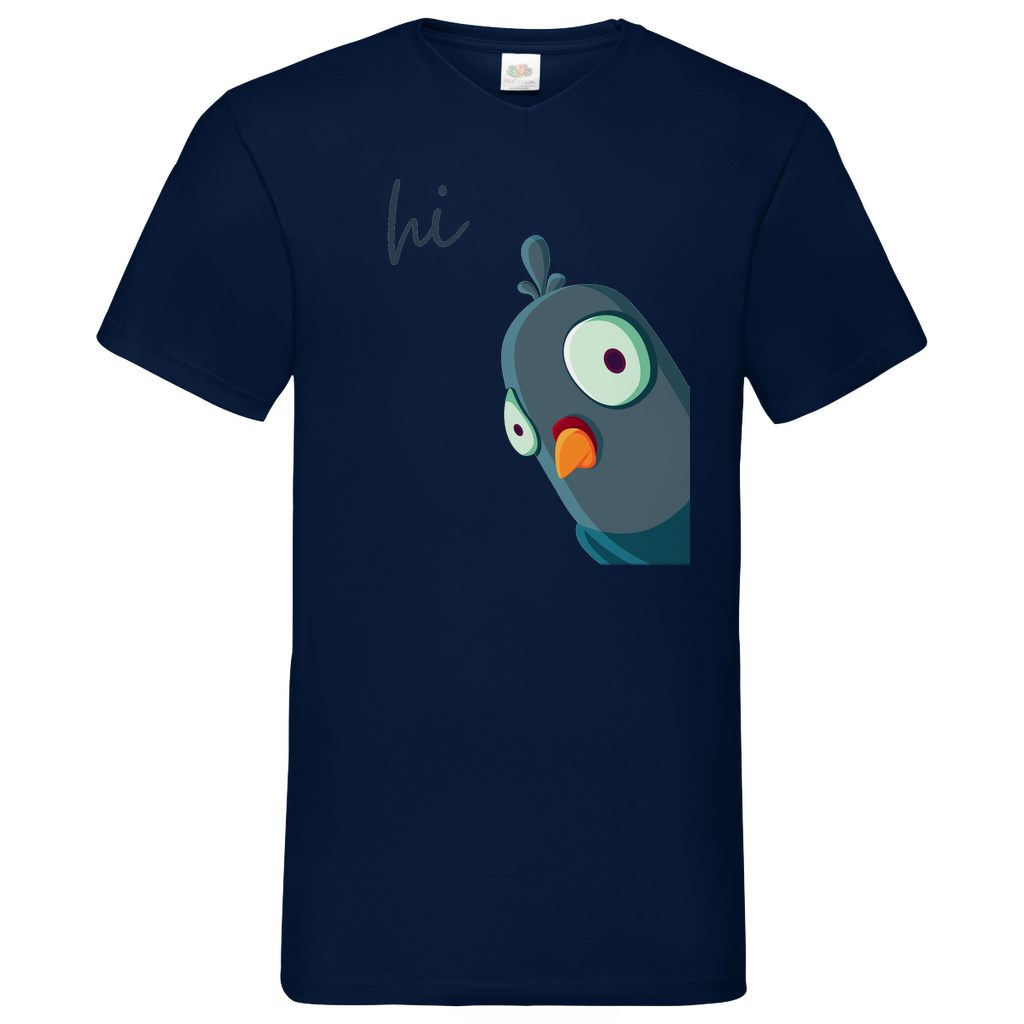 Hi Bird - V-Neck T-Shirt