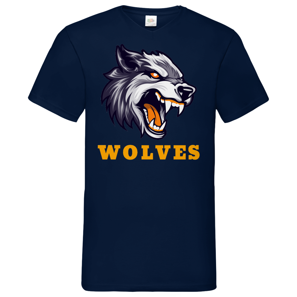 Wolfes - V-Neck T-Shirt