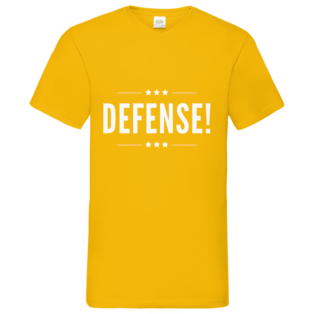 Defense - V-Neck T-Shirt dark