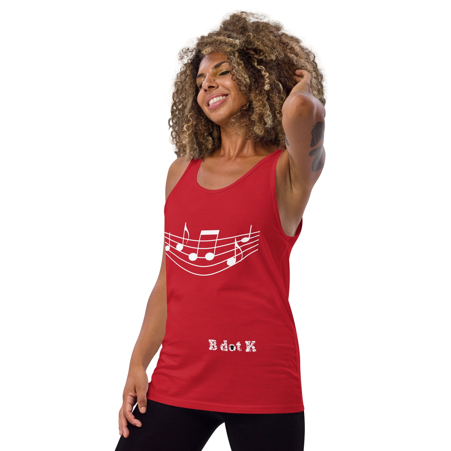 Tank Top sports Sound - B dot K Unisex dark