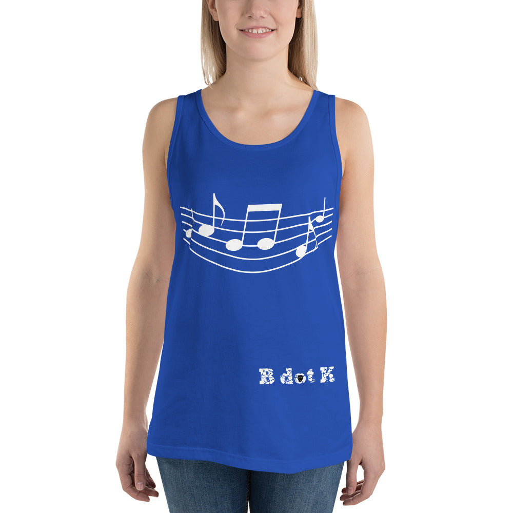 Tank Top sports Sound - B dot K Unisex dark