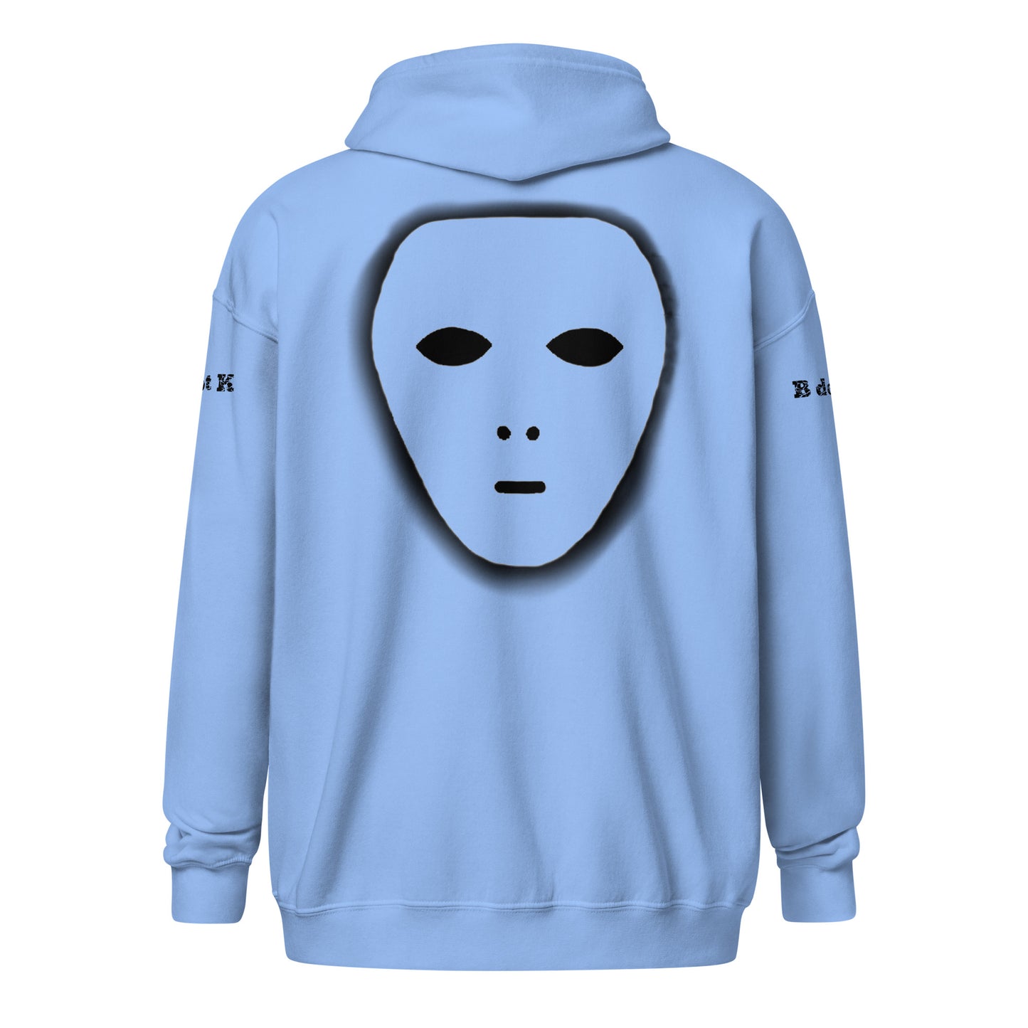 Zip Hoodie - Mask B dot K Unisex bright