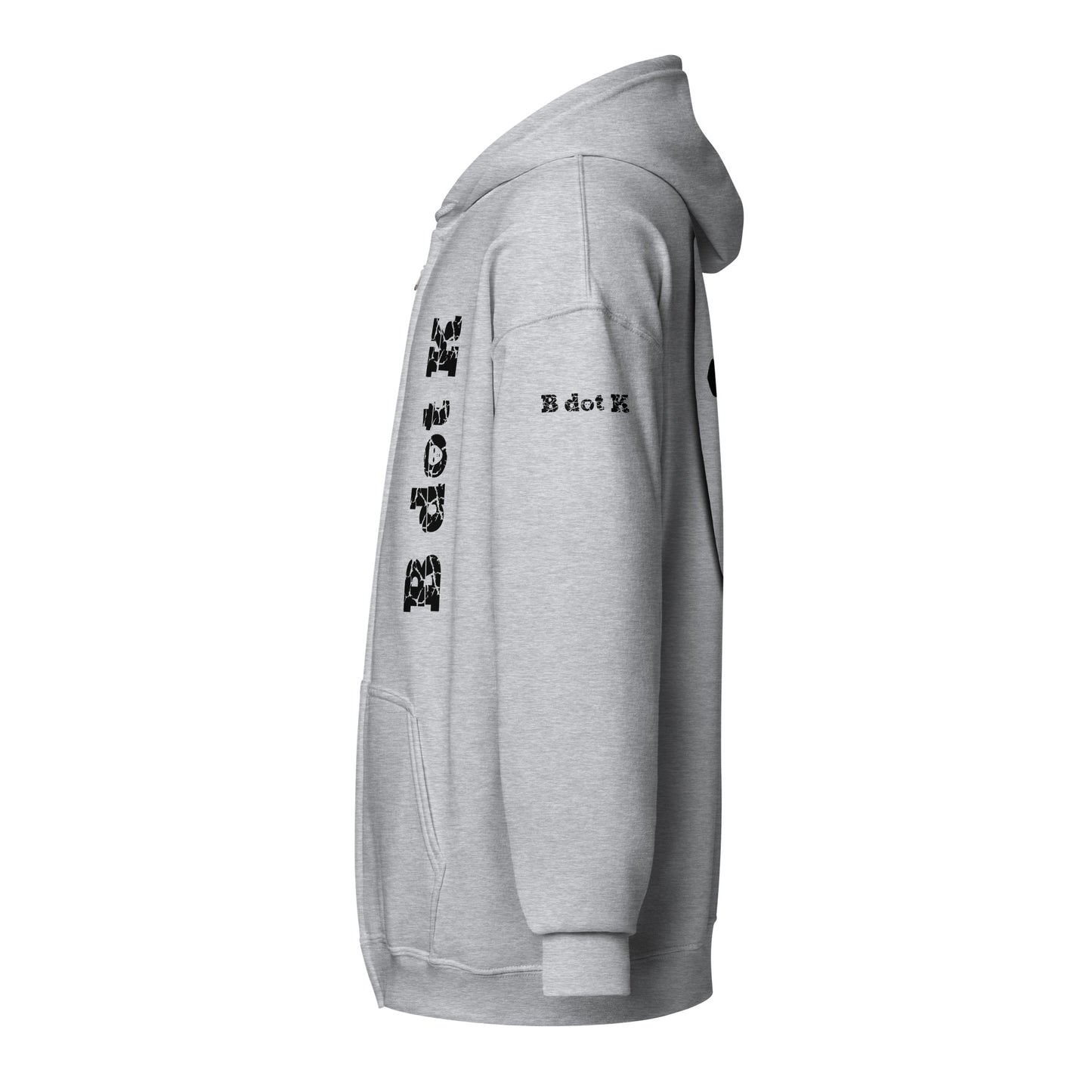 Zip Hoodie - Mask B dot K Unisex bright