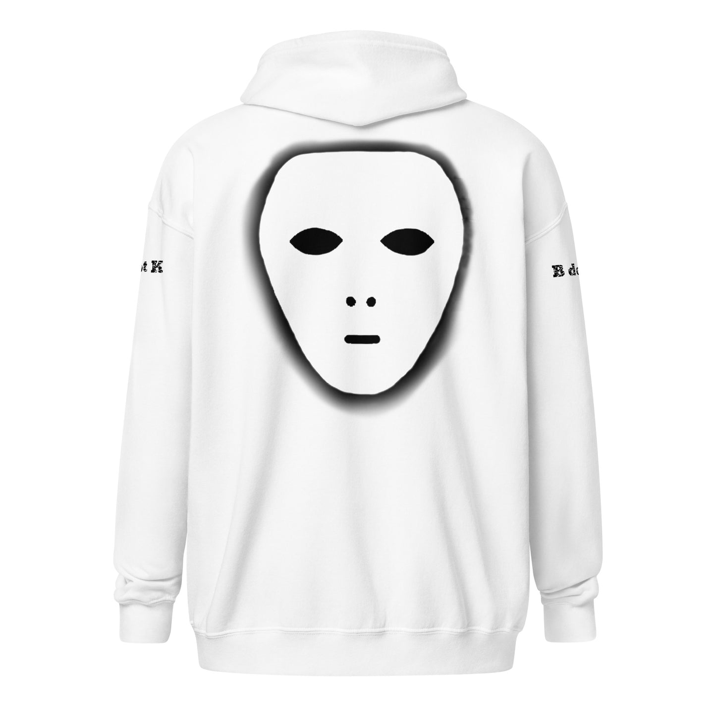 Zip Hoodie - Mask B dot K Unisex bright