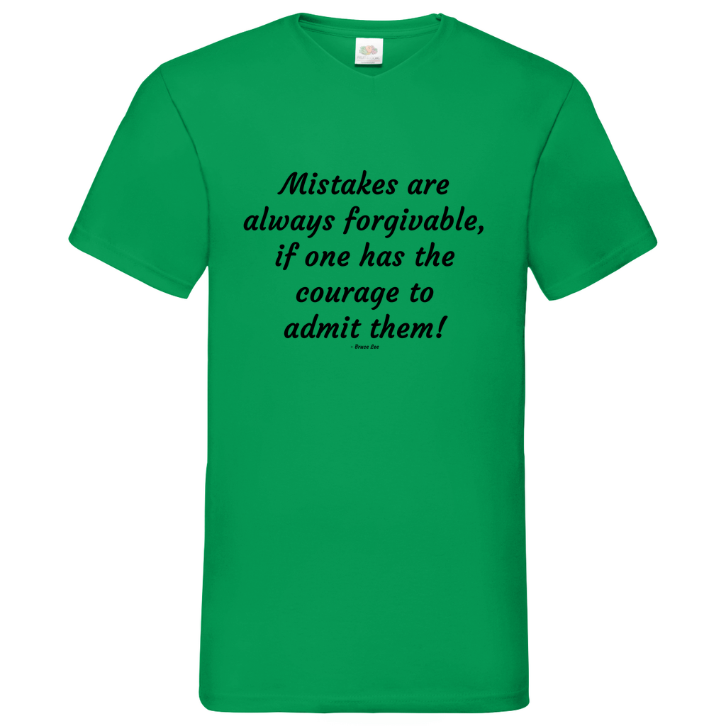 Mistakes- V-Neck T-Shirt bright