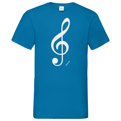 B dot K eco notekey - V-Neck T-Shirt dark