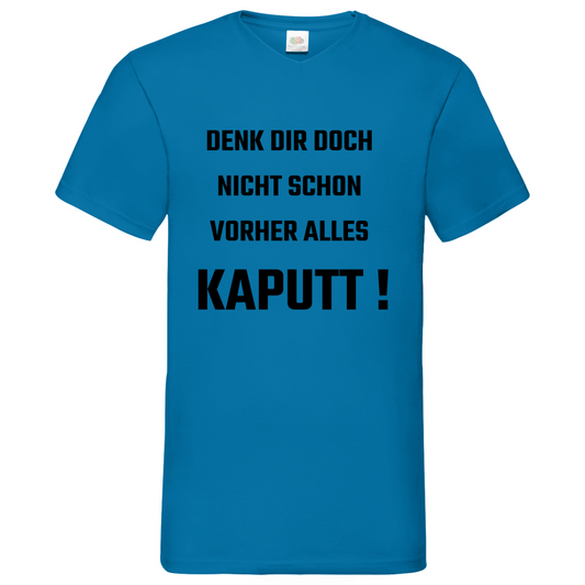 Kaputt - V-Neck T-Shirt bright