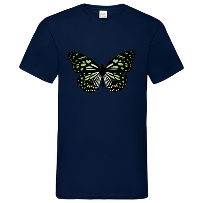Butterfly green - V-Neck T-Shirt