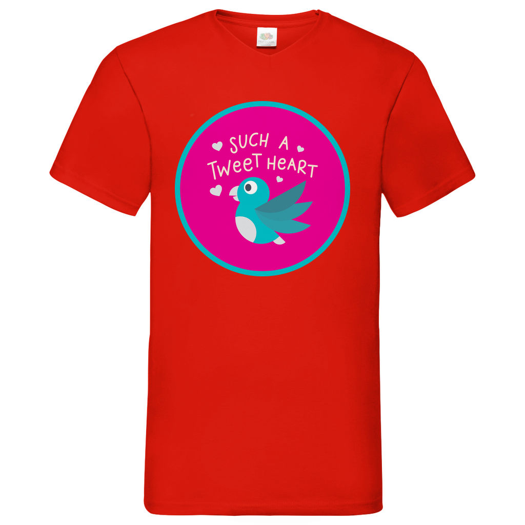Tweet Herat - V-Neck T-Shirt