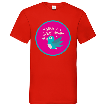 Tweet Herat - V-Neck T-Shirt