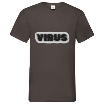 Virus - V-Neck T-Shirt - bright