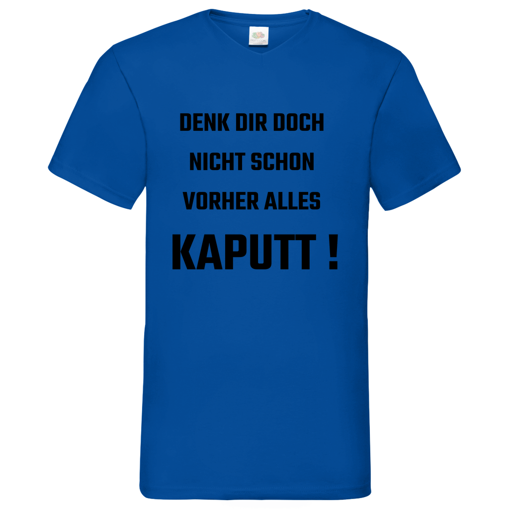 Kaputt - V-Neck T-Shirt bright