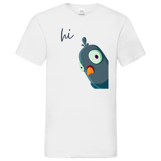 Hi Bird - V-Neck T-Shirt