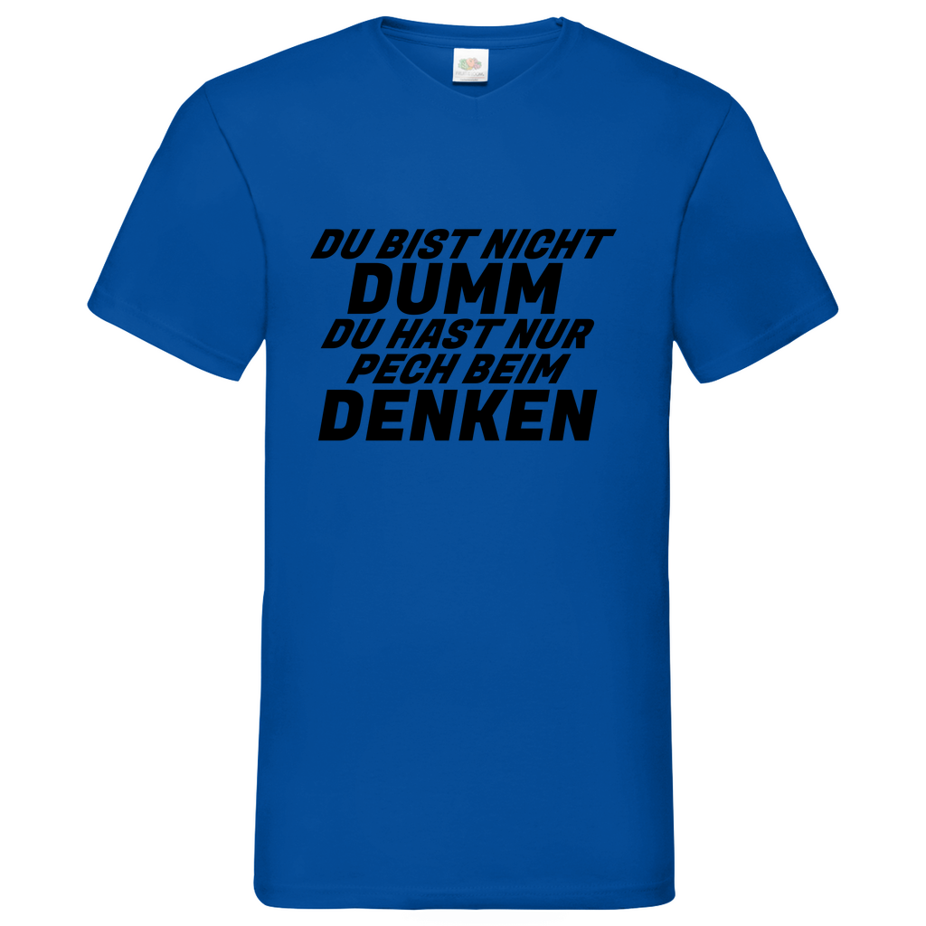 Dumm - V-Neck T-Shirt bright