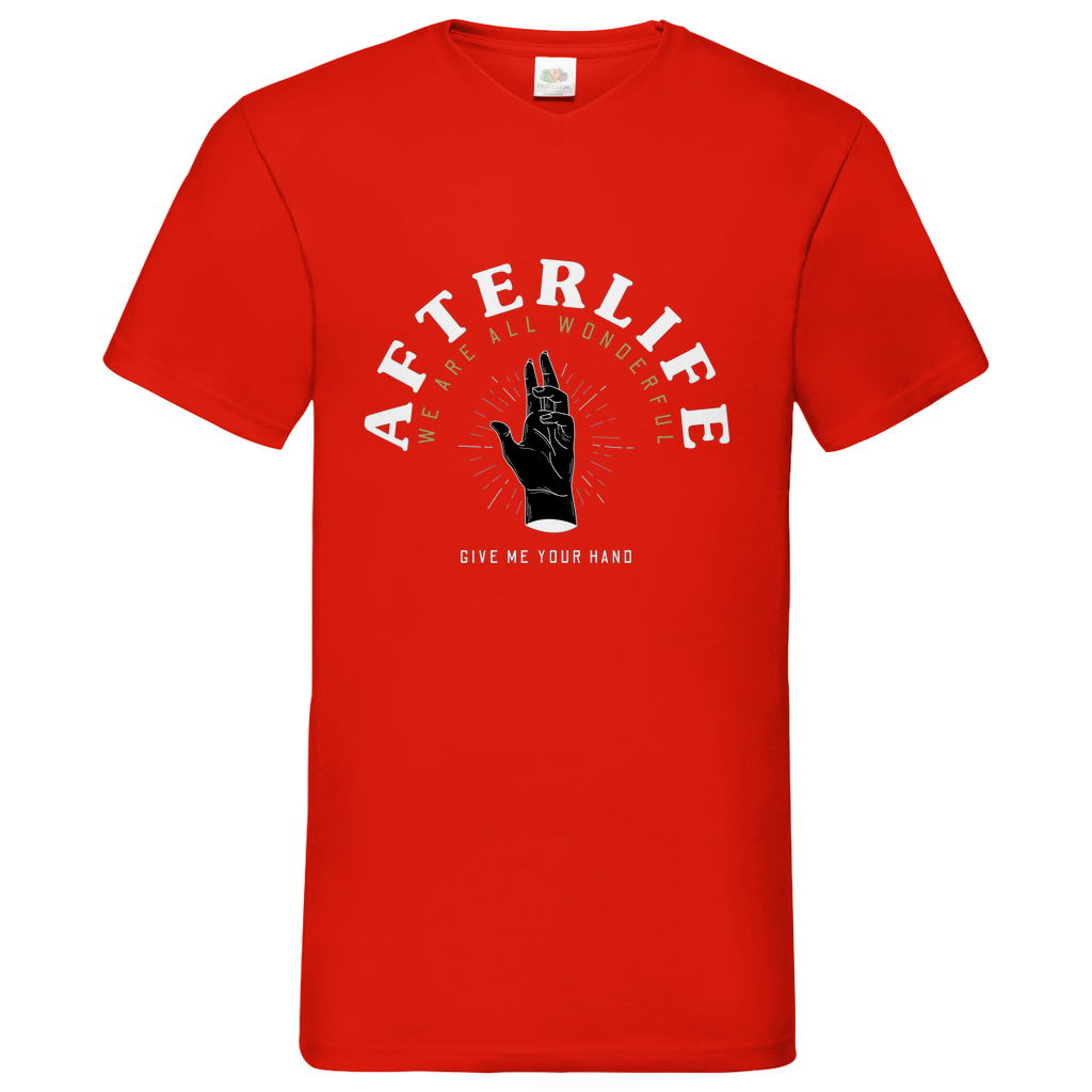 After Life - V-Neck T-Shirt dark