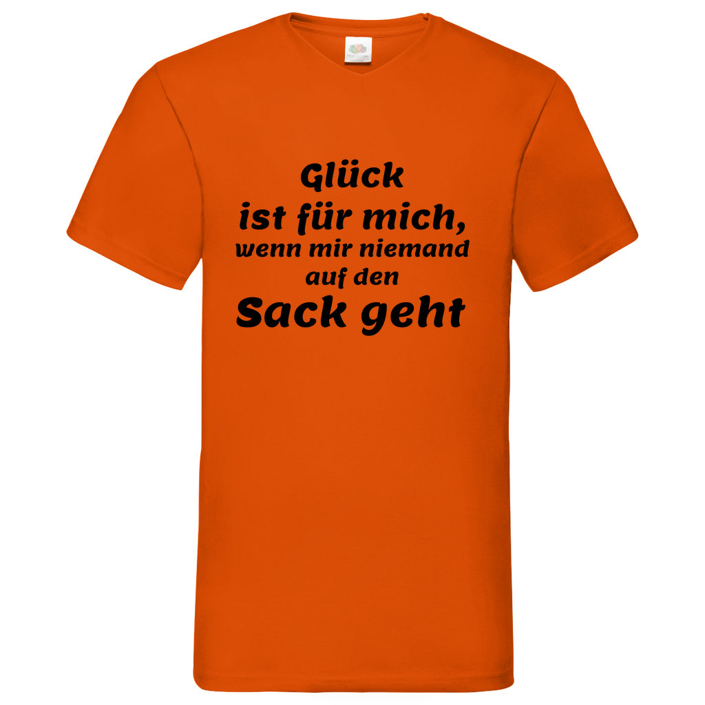 Sack - V-Neck T-Shirt bright