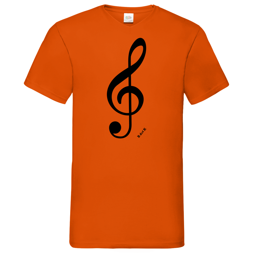B dot K eco notekey - V-Neck T-Shirt bright