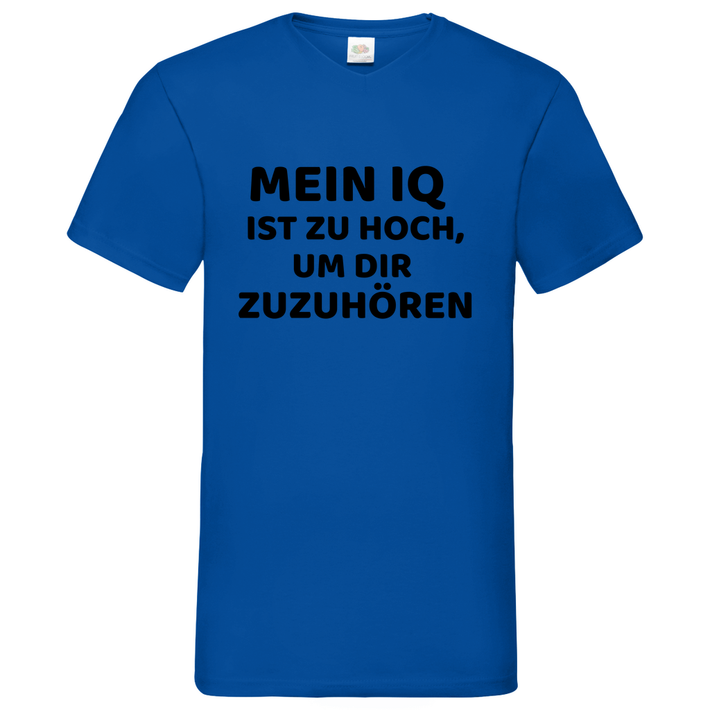 IQ - V-Neck T-Shirt bright