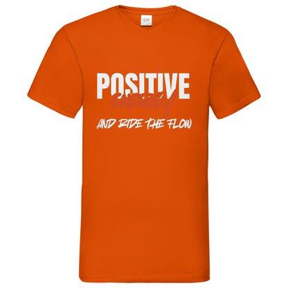 Positive Energy- V-Neck T-Shirt dark