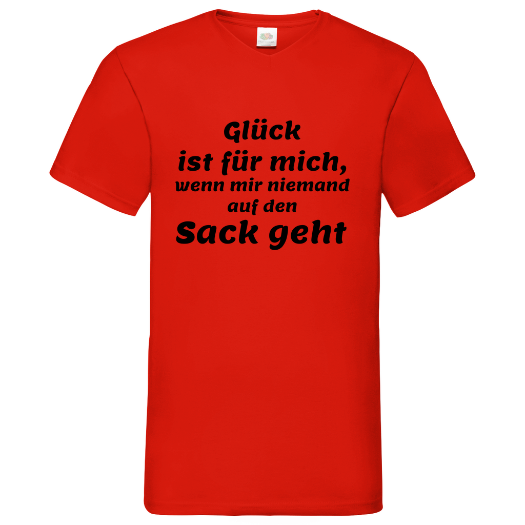 Sack - V-Neck T-Shirt bright