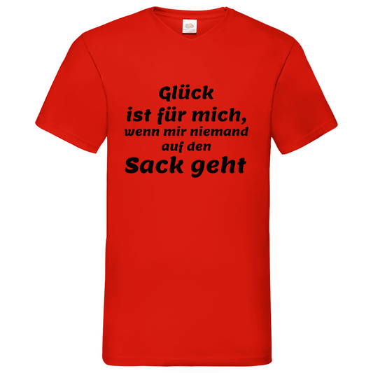 Sack - V-Neck T-Shirt bright