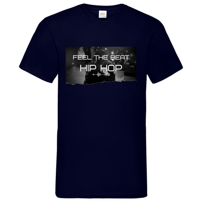 Feel HipHop - V-Neck T-Shirt bright